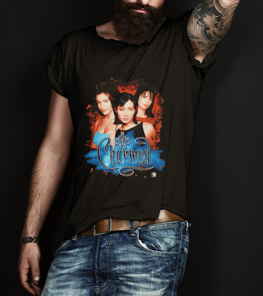Charmed 1998 Prue Piper Phoebe Iconic Magic Sisters T-Shirt