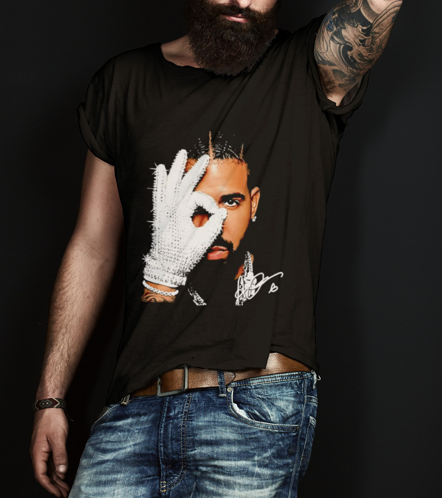 The Iceman Drake Rhinestone Glove T-Shirt