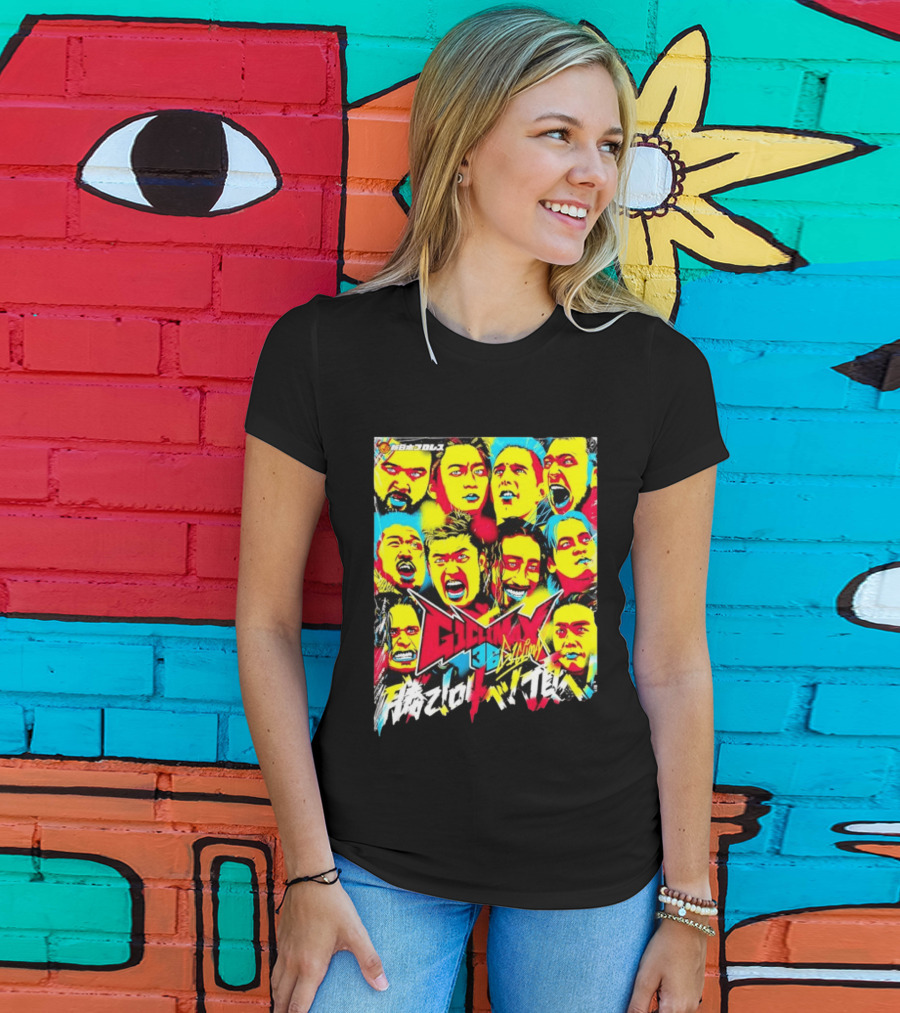 NJPW G1 Climax 36 Multicolor Wrestlers T-Shirt