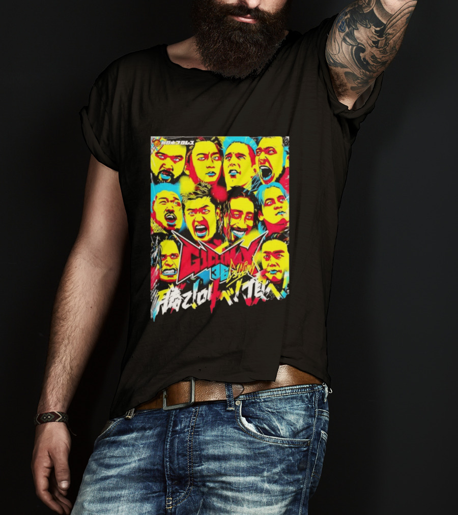 NJPW G1 Climax 36 Multicolor Wrestlers T-Shirt