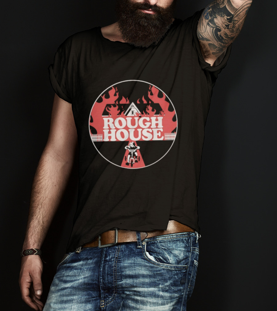 Rough House Flaming Pyramid T-Shirt