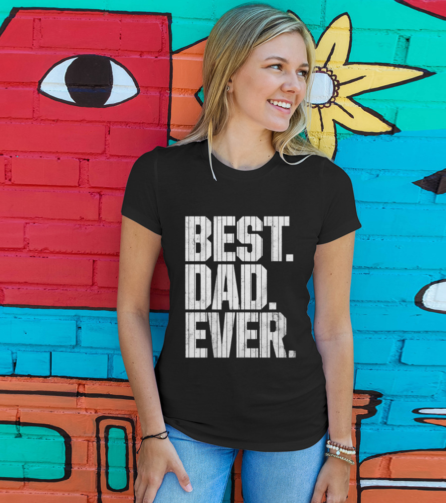Best Dad Ever New York Yankees Baseball Game T-Shirt