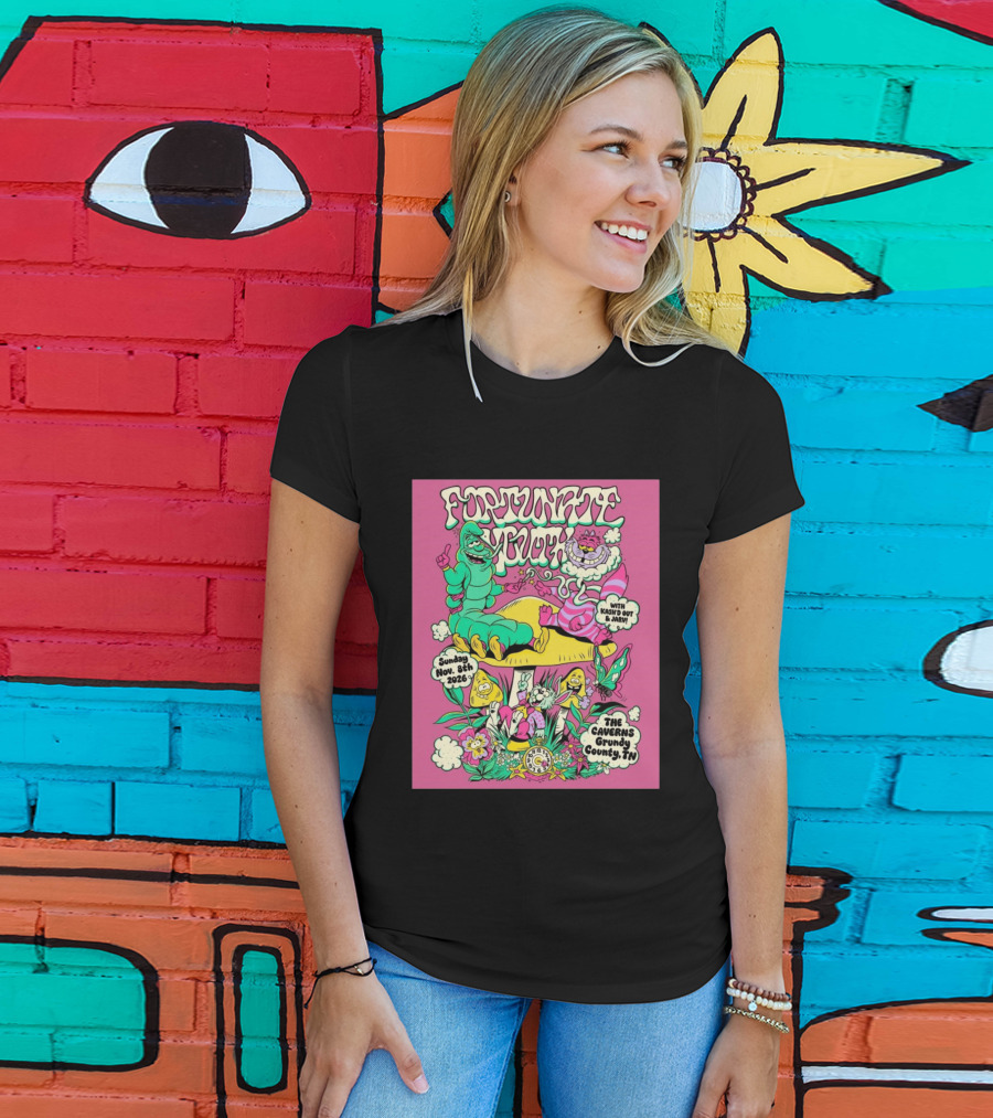 Fortunate Youth The Caverns Grundy County TN Nov 8th 2026 Kash'd Out And J Arv! T-Shirt