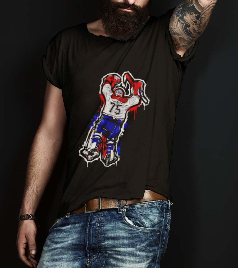 Laval Rocket Jakub Dobes Goalie 75 Hockey T-Shirt