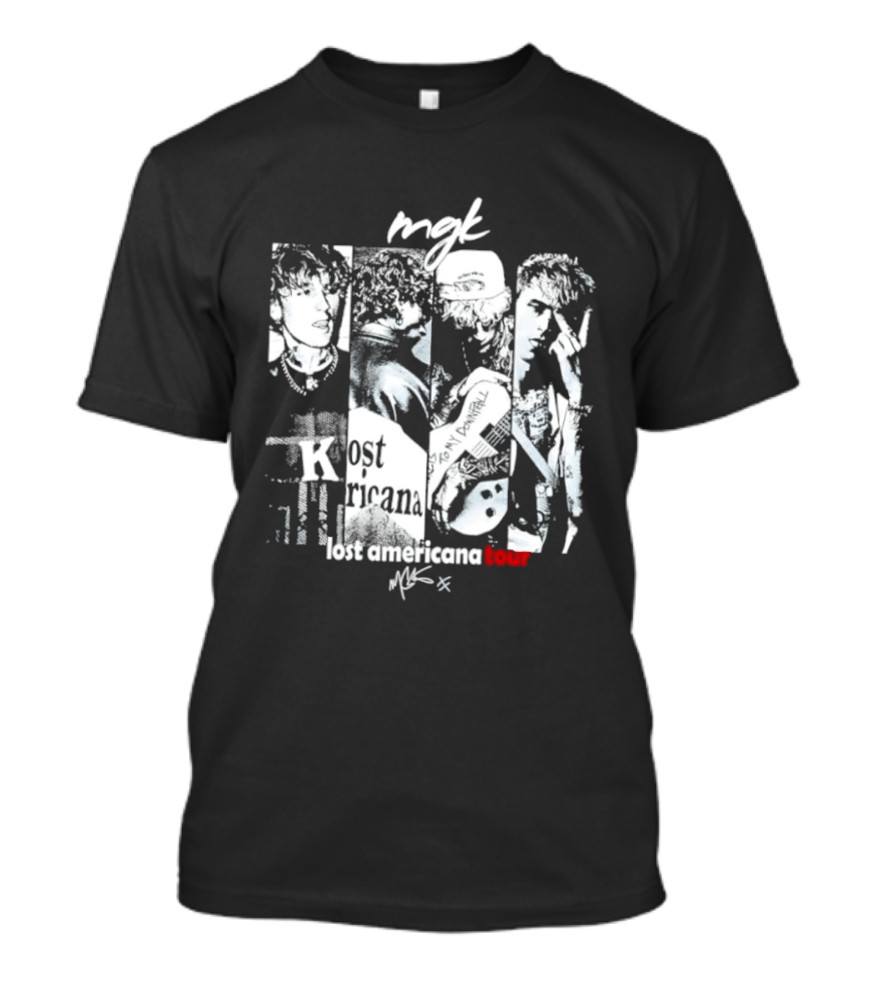 MGK Machine Gun Kelly Lost Americana Tour Guitar 2023 T-Shirt
