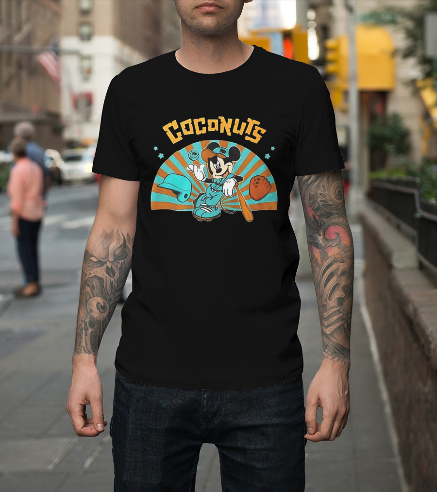 Coconuts Baseball Mickey Mouse Batting Gear 2026 T-Shirt