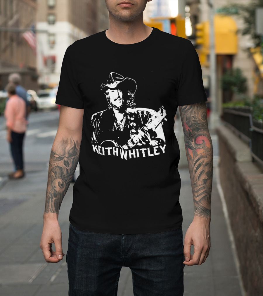 Keith Whitley Cowboy Hat Guitar T-Shirt