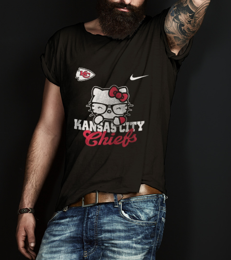 Kansas City Chiefs Hello Kitty Nike Collaboration T-Shirt
