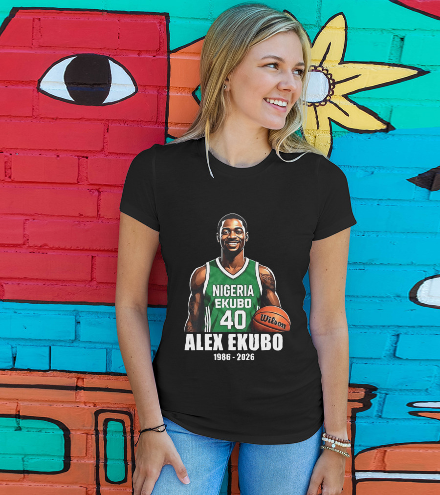 Alex Ekubo 1986 2026 Nollywood Nigeria Basketball Player T-Shirt