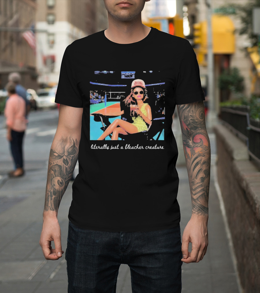 Barbie Maars Attack Volleyball Literally Just A Bleacher Creature T-Shirt