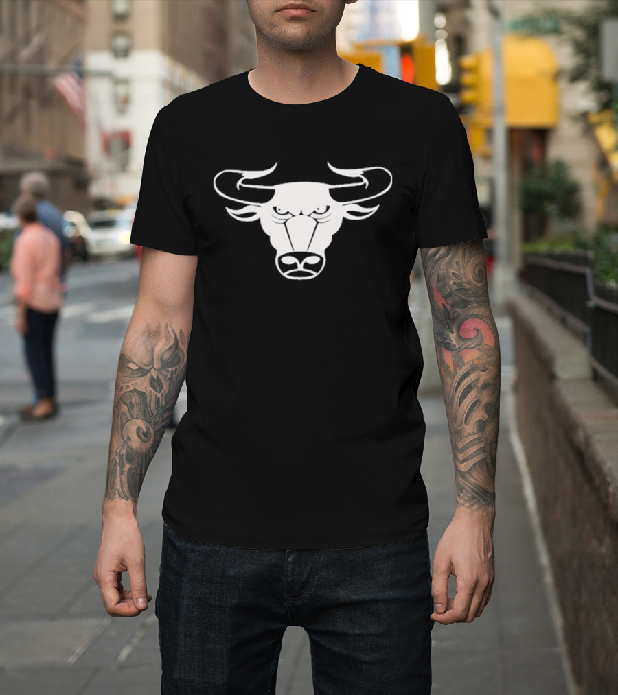 Bulls Head White T-Shirt