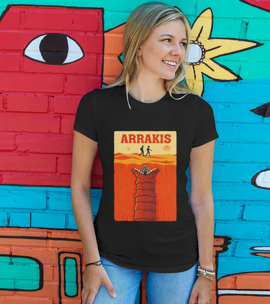 Arrakis Sandworm Apocalypse Movie Style Dune T-Shirt