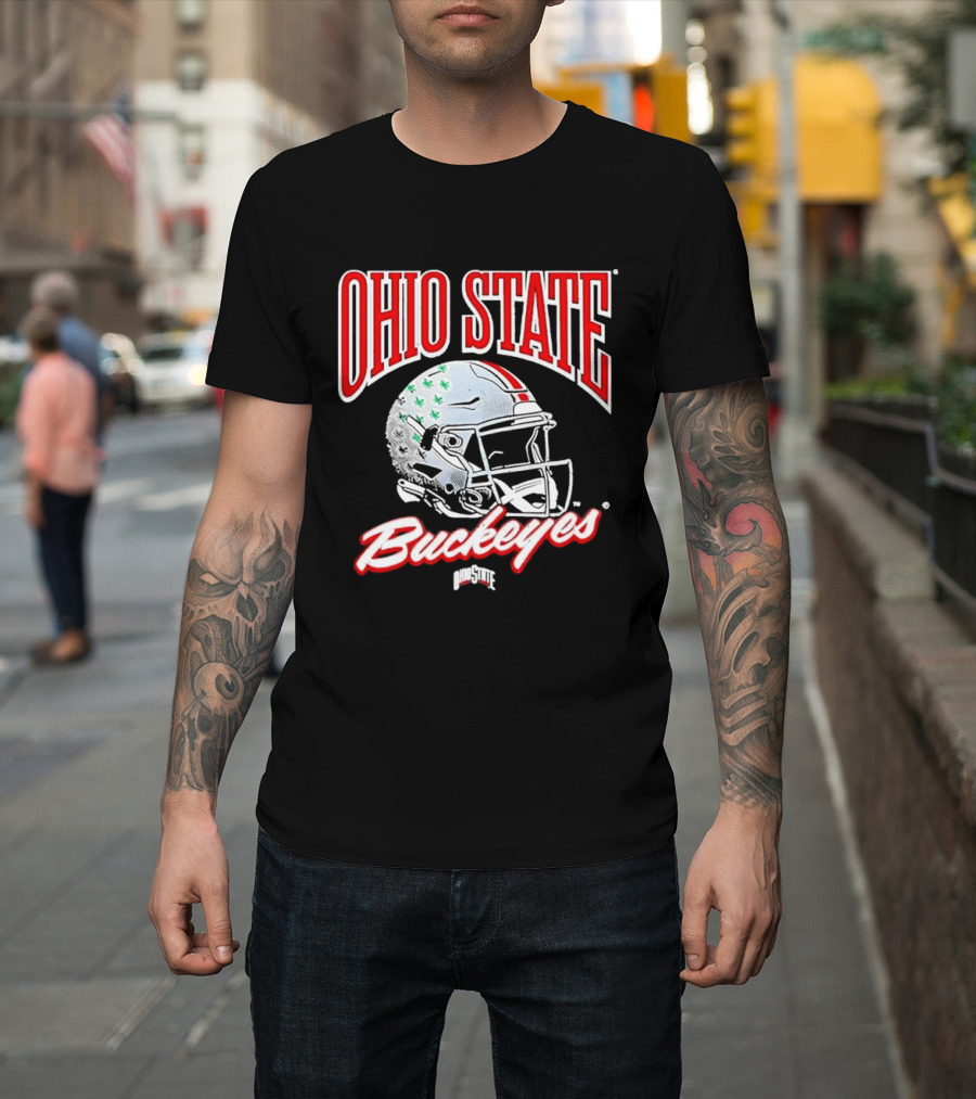 Ohio State Buckeyes Helmet Ncaa Football T-Shirt