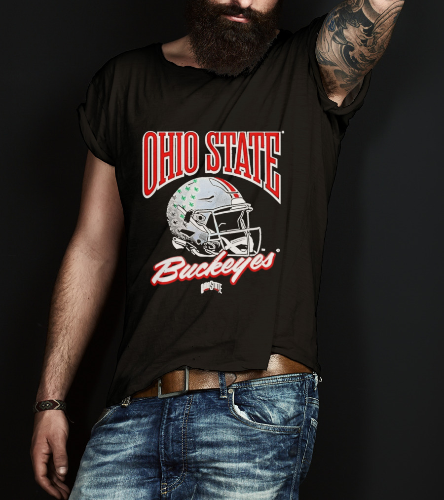 Ohio State Buckeyes Helmet Ncaa Football T-Shirt