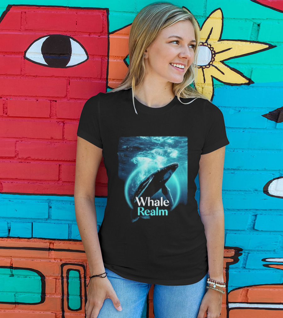 Whale Realm Cinematic Underwater Escape T-Shirt
