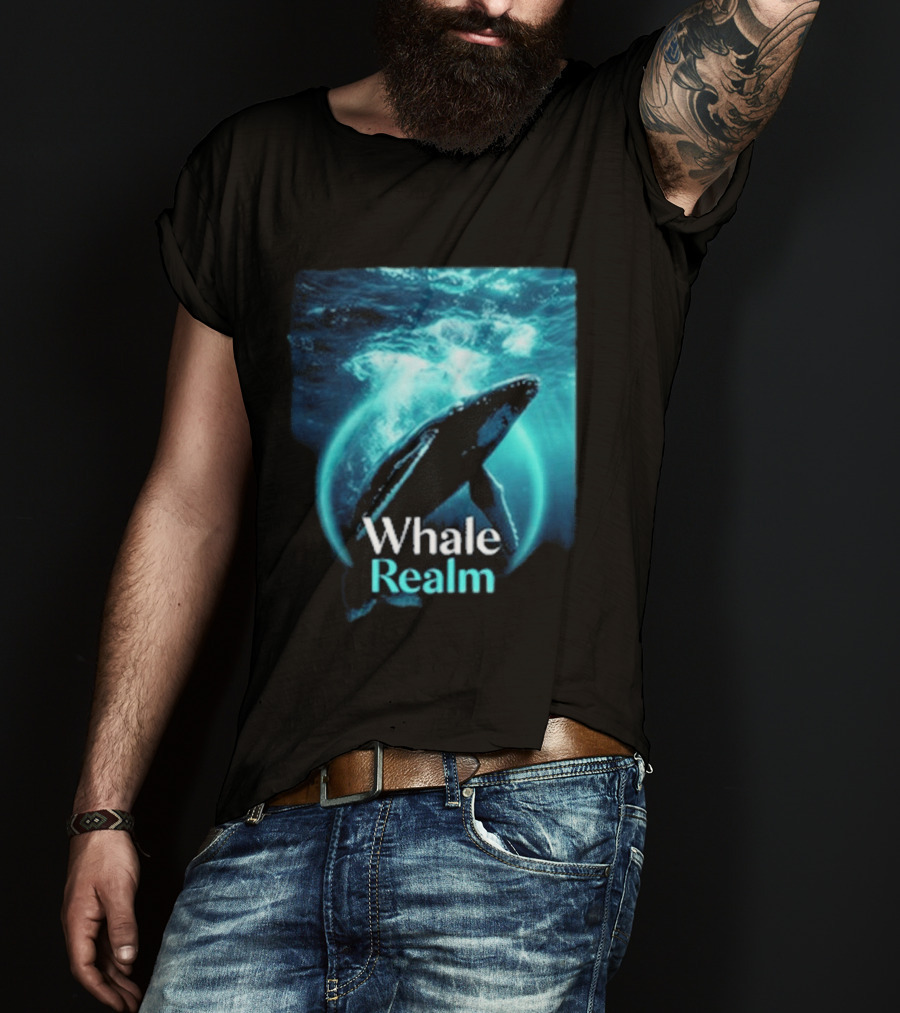 Whale Realm Cinematic Underwater Escape T-Shirt