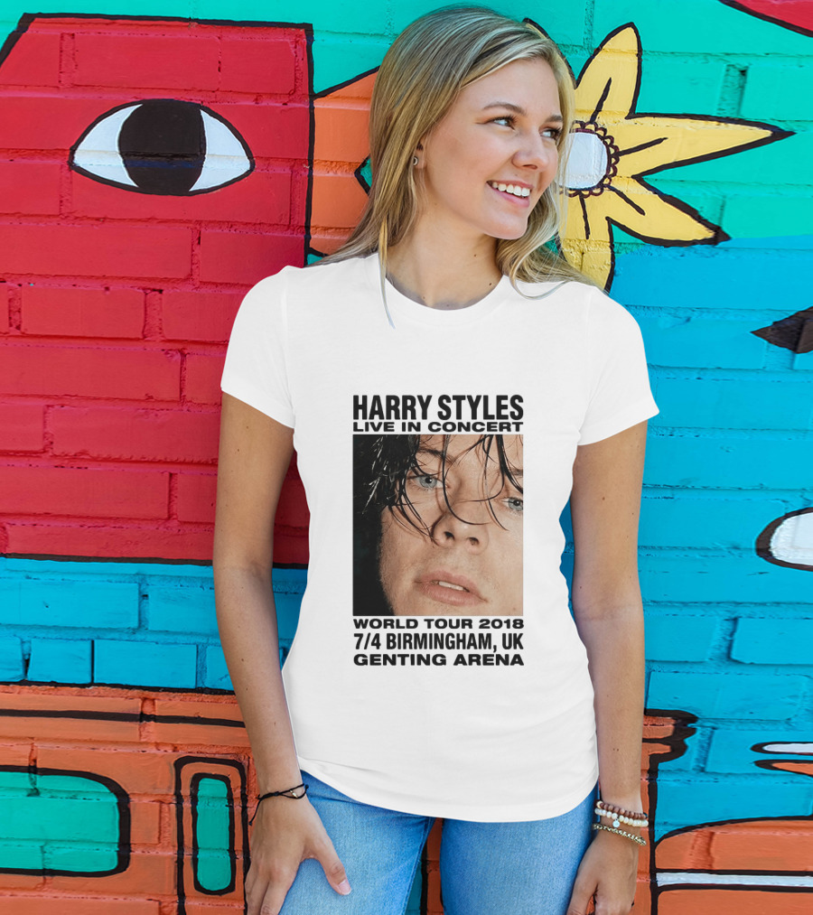 Harry Styles Live In Concert World Tour 2018 Birmingham UK Genting Arena T-Shirt