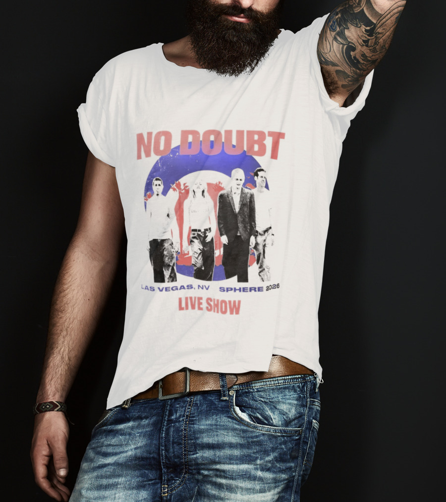 No Doubt Live Show Las Vegas NV Sphere 2026 T-Shirt