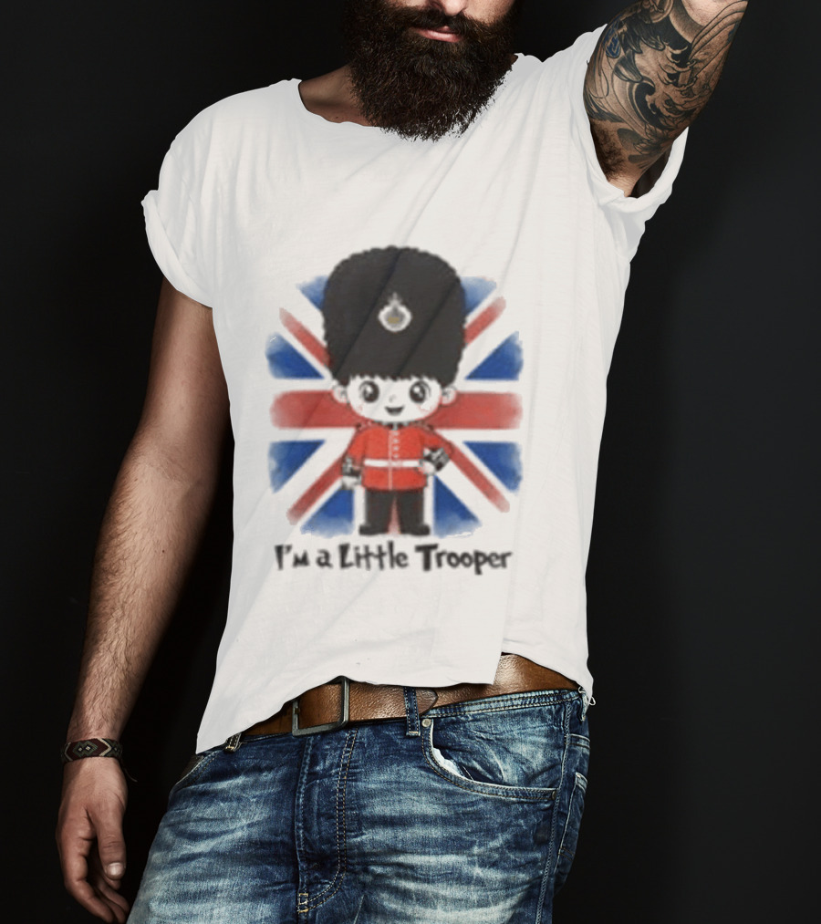England I'm A Little Trooper British Guard With Union Jack T-Shirt