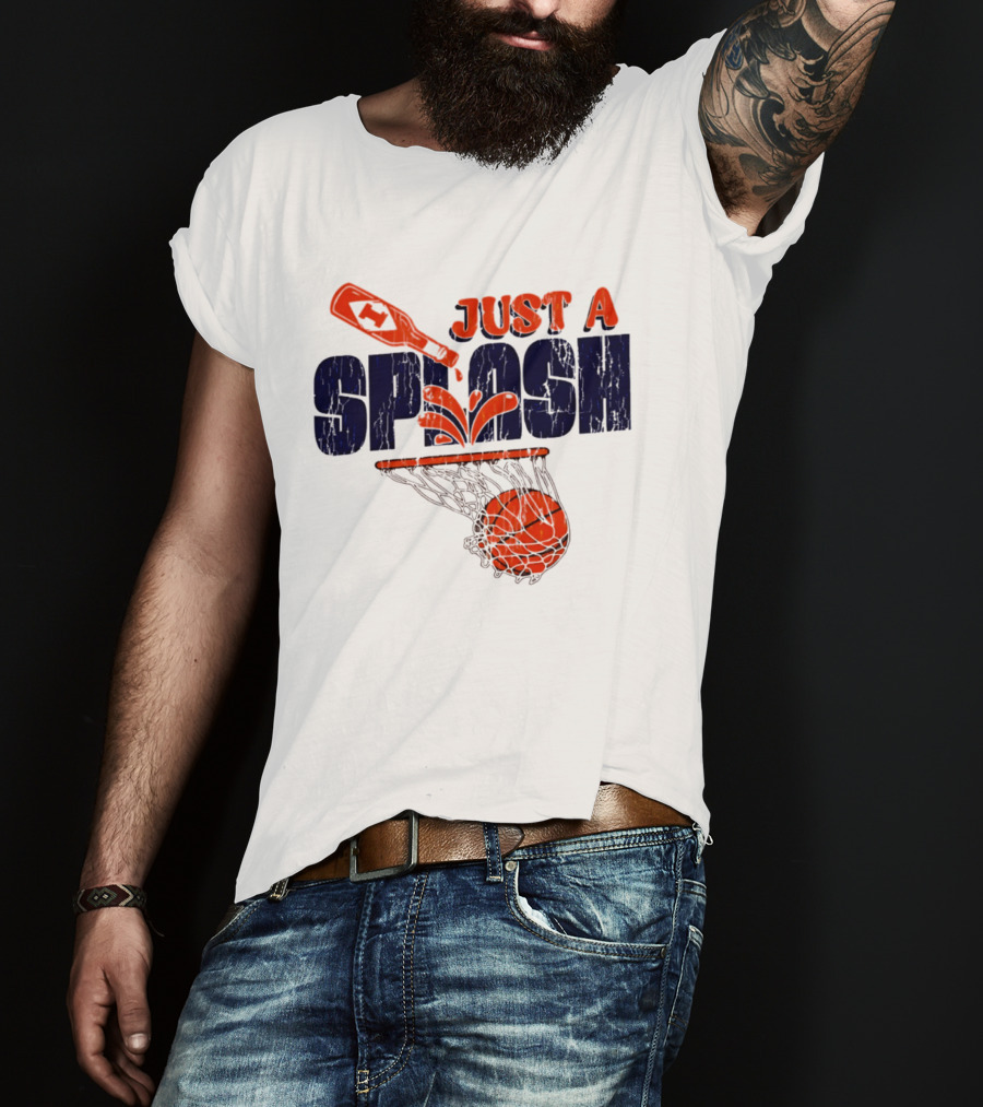 Illinois Fighting Illini Hot Ones Just A Splash Basketball T-Shirt