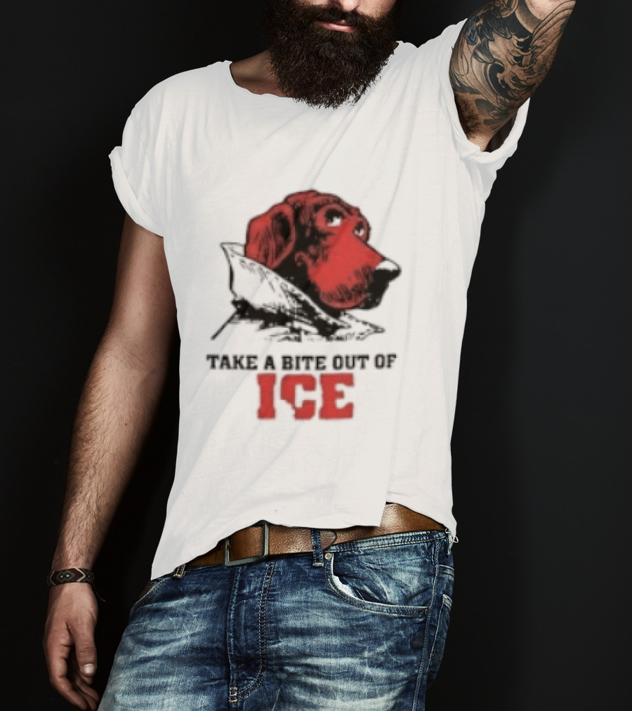 McGruff The Crime Dog Take A Bite Out Of ICE Cops Aren't Your Friend T-Shirt