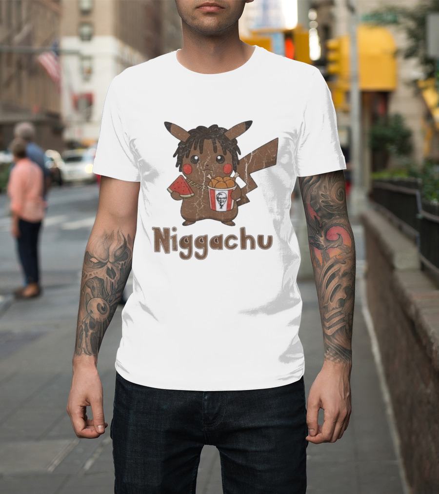 Pokemon PikaJew And Niggachu T-Shirt