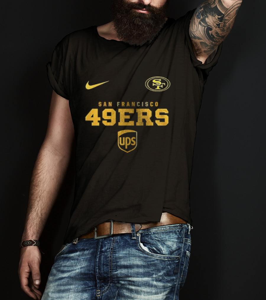 San Francisco 49ers Nike UPS Brown And Proud T-Shirt
