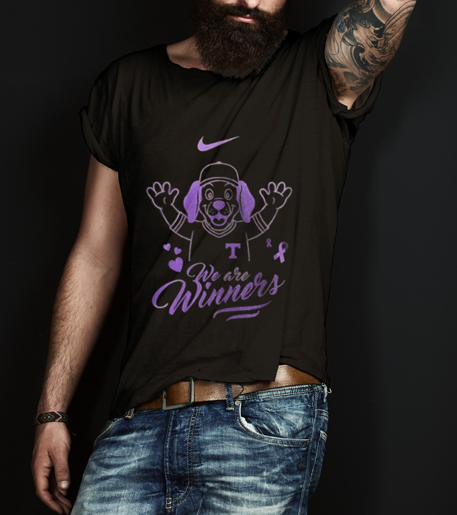 Tennessee Volunteers We Are Winners Cancer Survivors Nike Collaboration T-Shirt