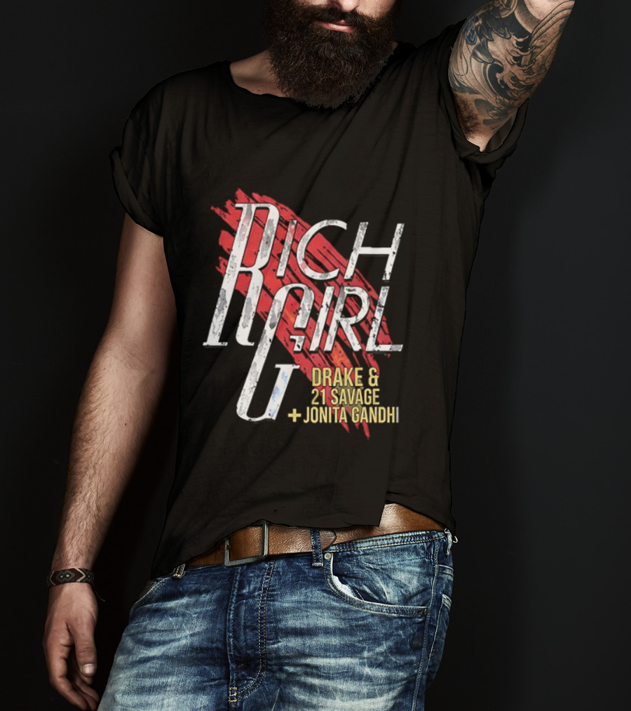 The Boys Hughie Campbell Rich Girl Drake 21 Savage Jonita Gandhi T-Shirt