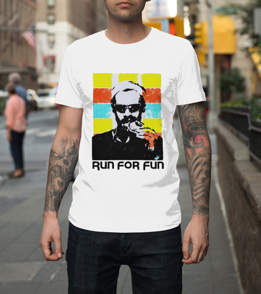 Together Tour Amsterdam Run For Fun 2026 Icon With Sunglasses Eating Pizza T-Shirt