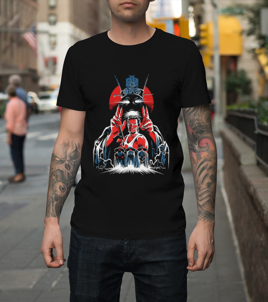 Big Trouble In Little China Jack Burton Action Pose T-Shirt