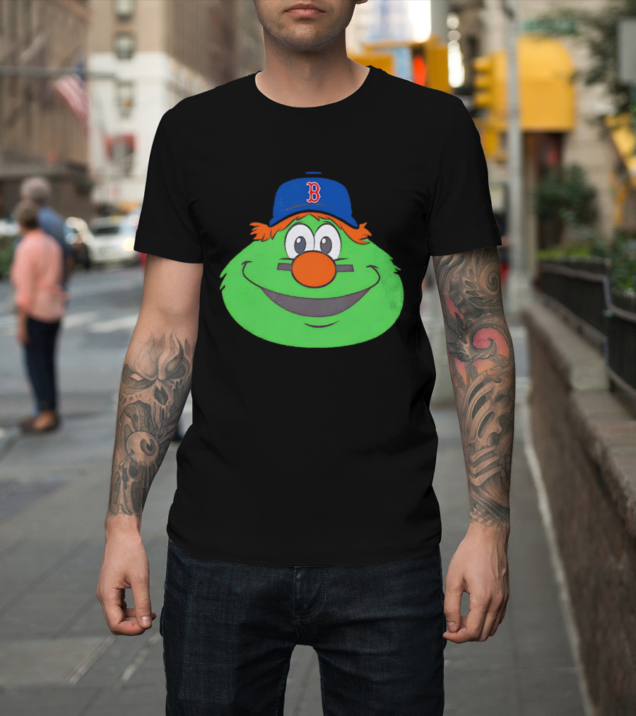 Boston Red Sox Wally The Green Monster Big Face 2026 T-Shirt