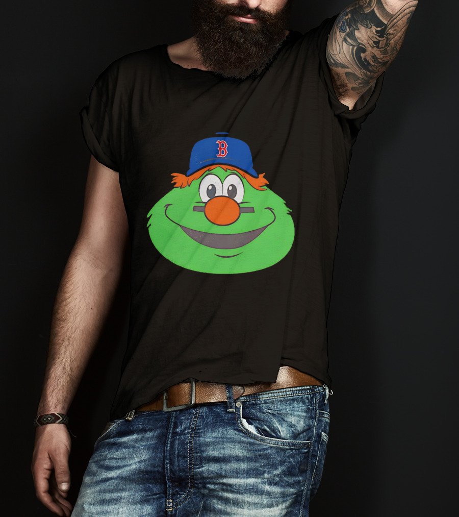 Boston Red Sox Wally The Green Monster Big Face 2026 T-Shirt