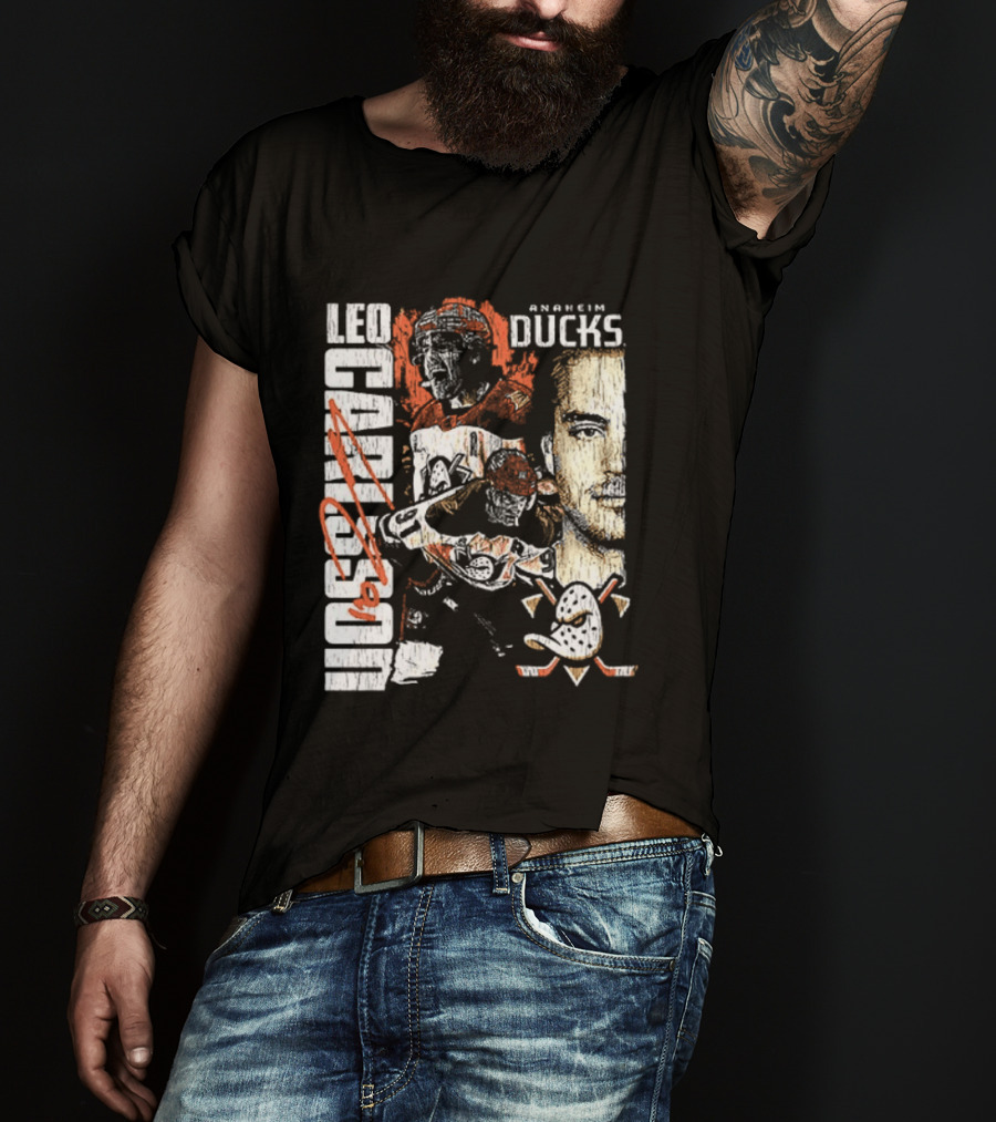 Leo Carlsson Anaheim Ducks Hockey 2026 T-Shirt