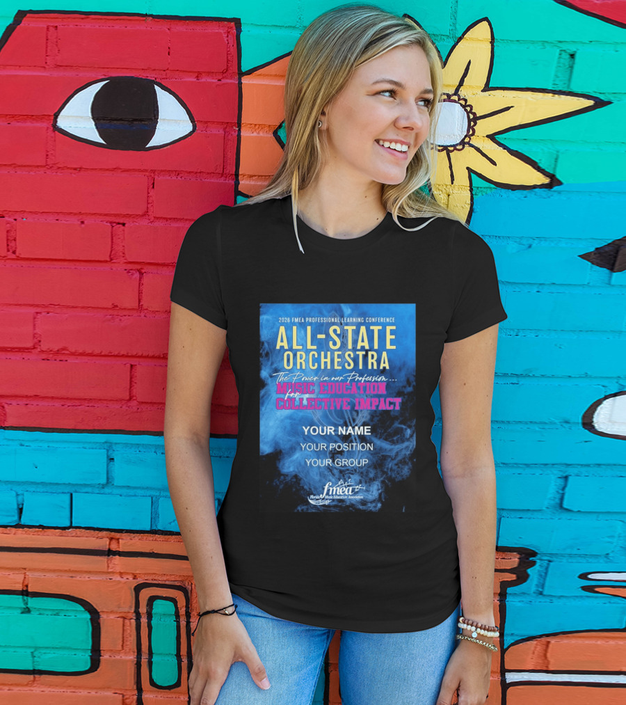 2026 FMEA Professional Learning Conference All State Orchestra Music Education For Collective Impact T-Shirt
