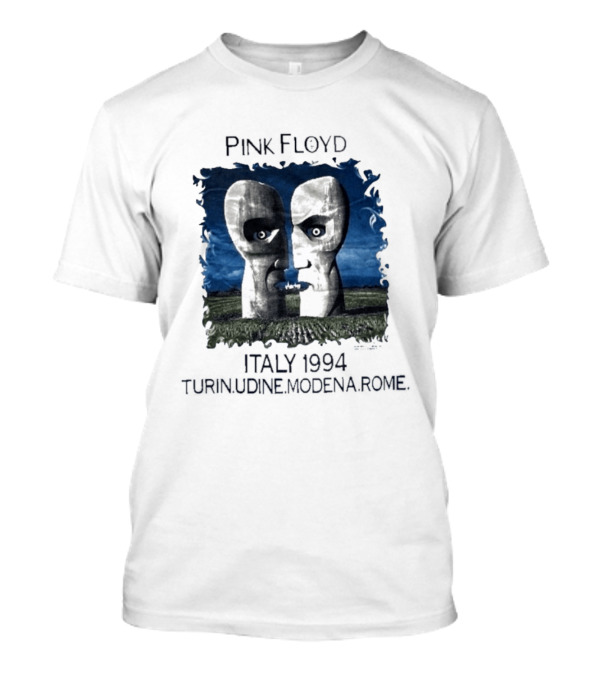 Pink Floyd Italy 1994 Turin Udine Modena Rome Faces T-Shirt
