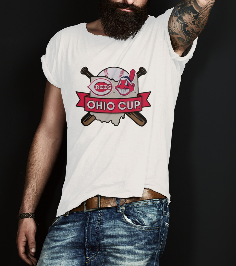 Cincinnati Reds Cleveland Guardians Ohio Cup 2026 MLB Baseball Showdown T-Shirt