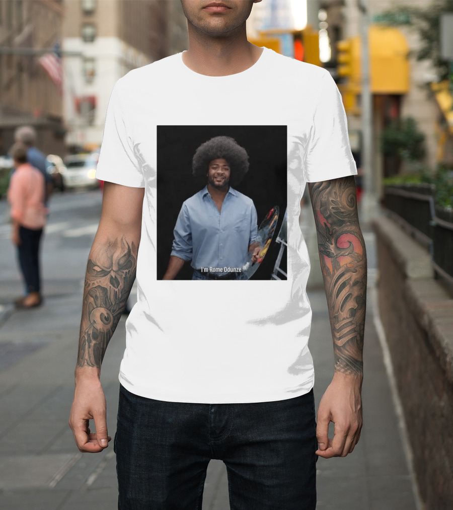 I'm Rome Odunze With Bob Ross Style Transformation T-Shirt
