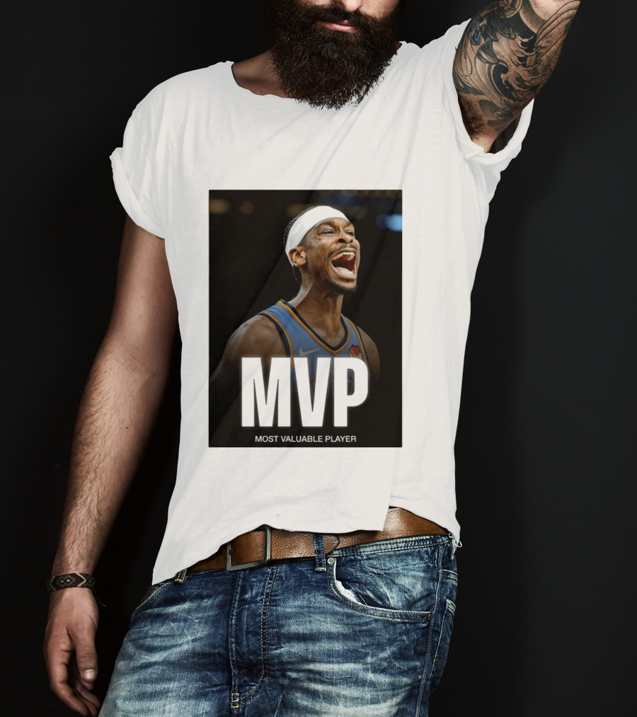 Shai Gilgeous Alexander MVP Most Valuable Player OKC Thunder Celebration T-Shirt