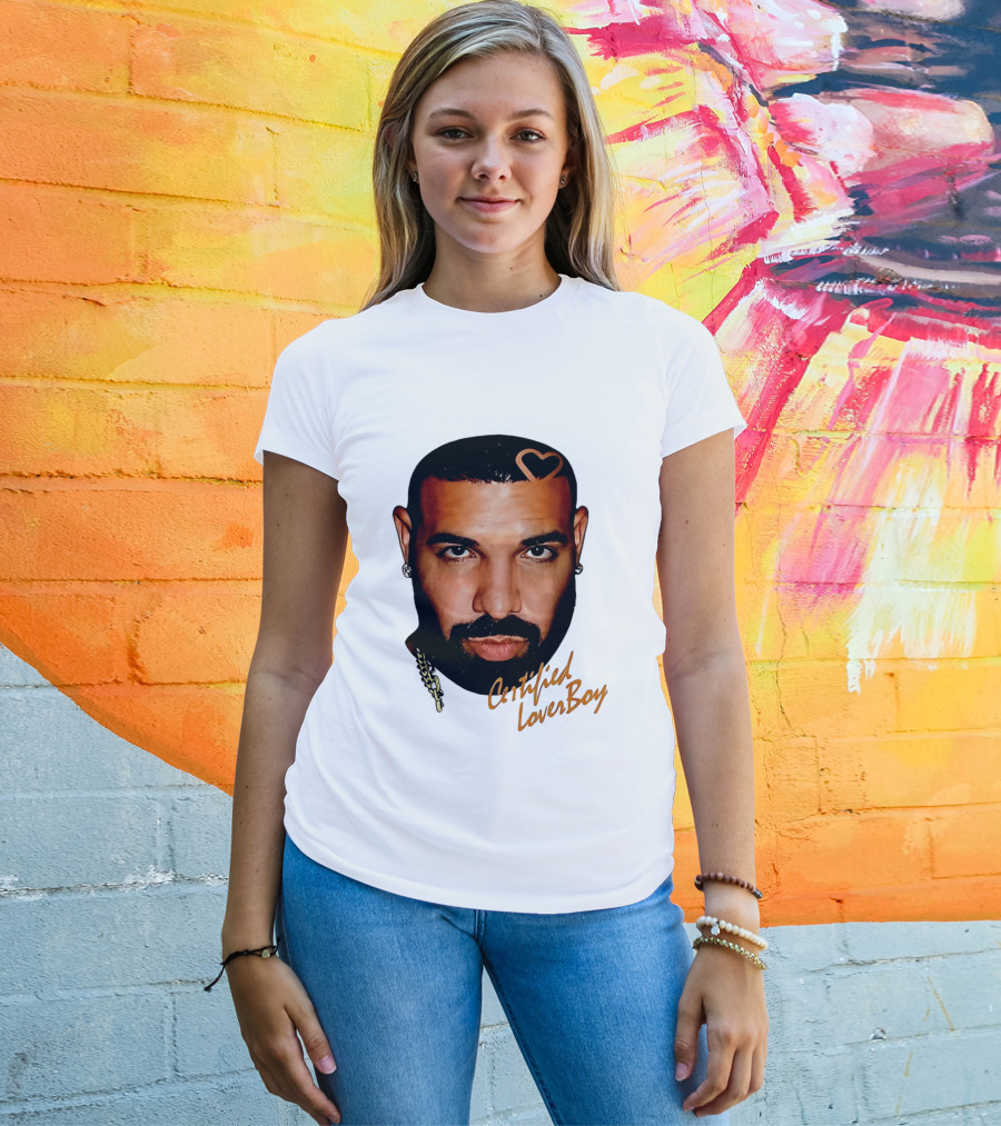 Drake Certified Lover Boy Heart Hair T-Shirt