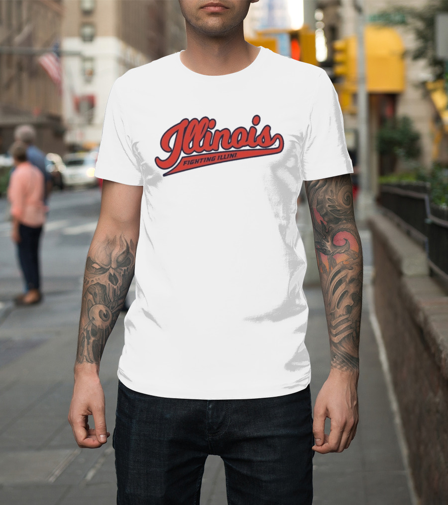 Illinois Fighting Illini Bold Script T-Shirt