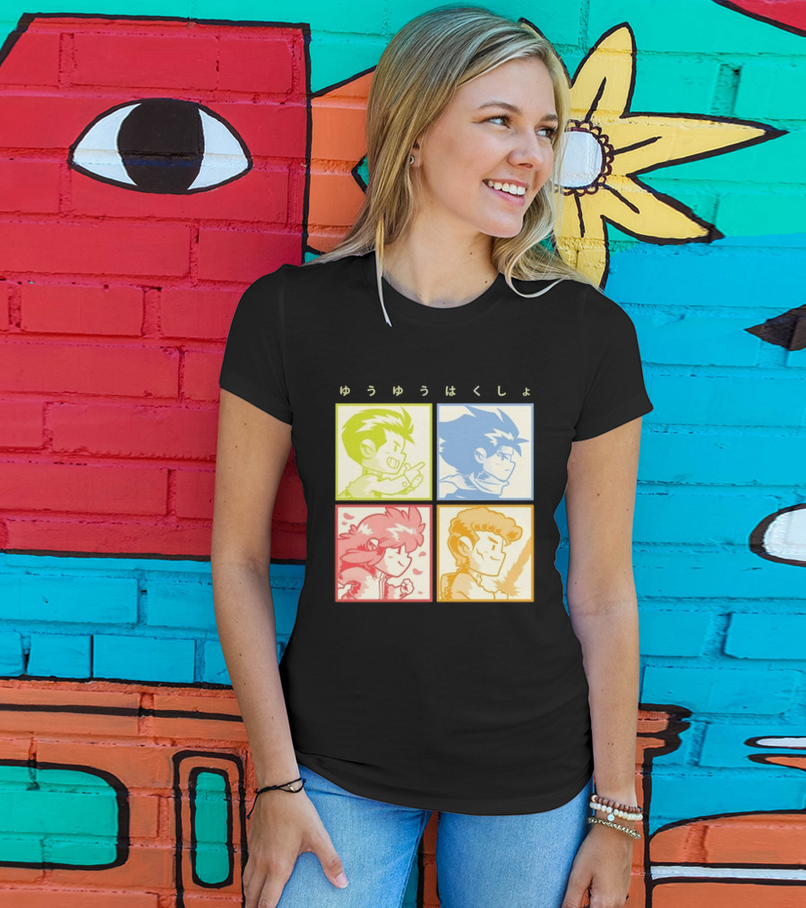 YuYu Hakusho Anime Characters Japanese Manga Series T-Shirt