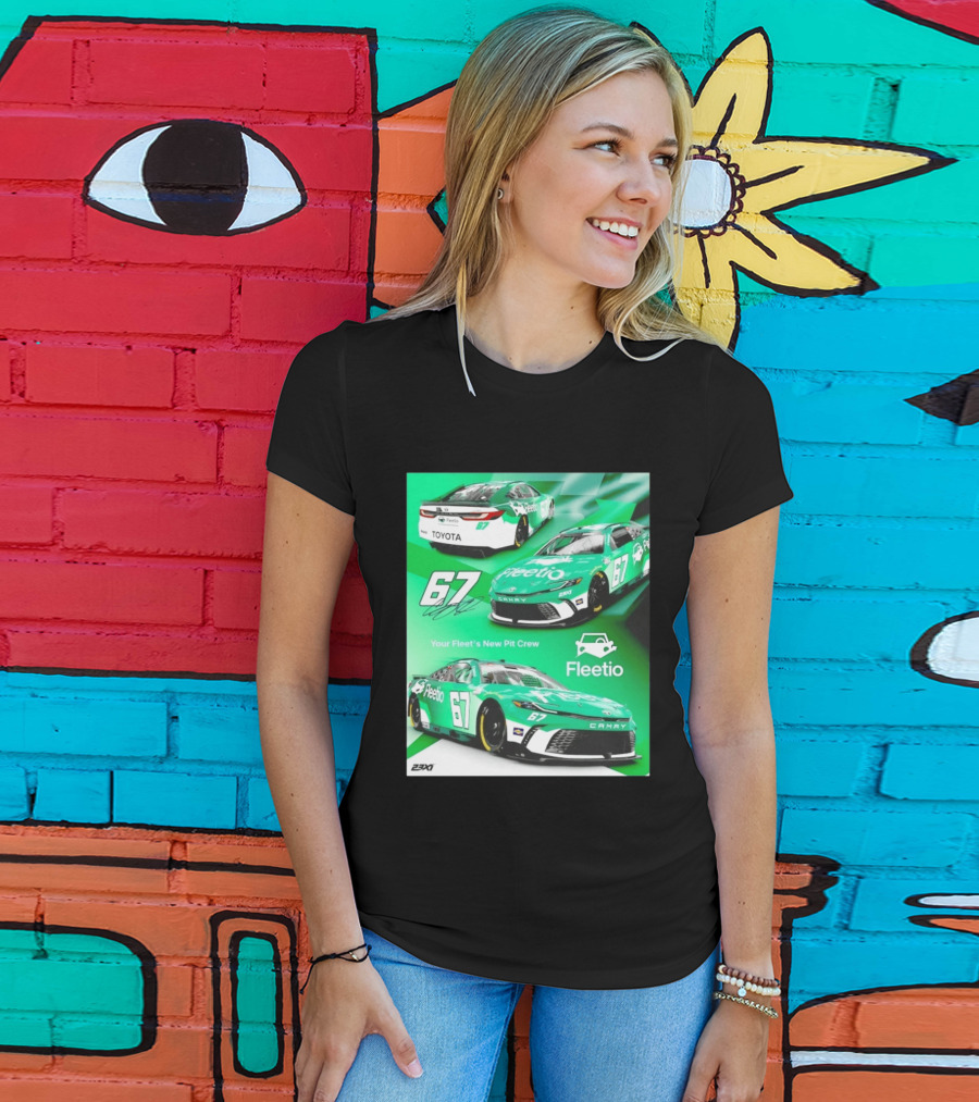 Corey Heim 23XI Racing Toyota Camry XSE Fleetio NASCAR 67 T-Shirt