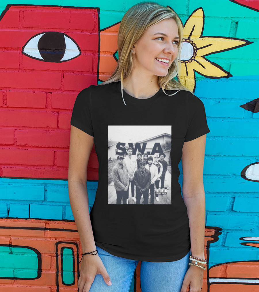 S.W.A San Antonio Spurs NBA Team Photo Iconic Streetwear T-Shirt