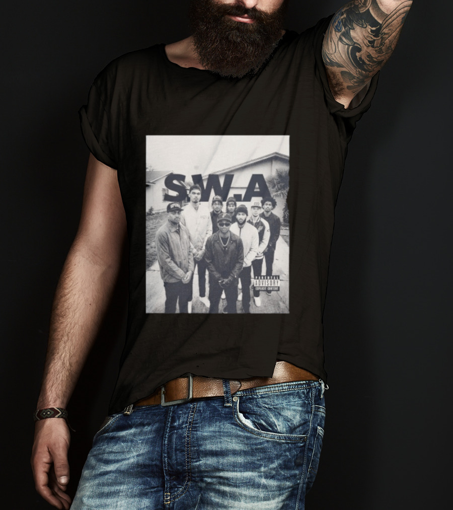 S.W.A San Antonio Spurs NBA Team Photo Iconic Streetwear T-Shirt