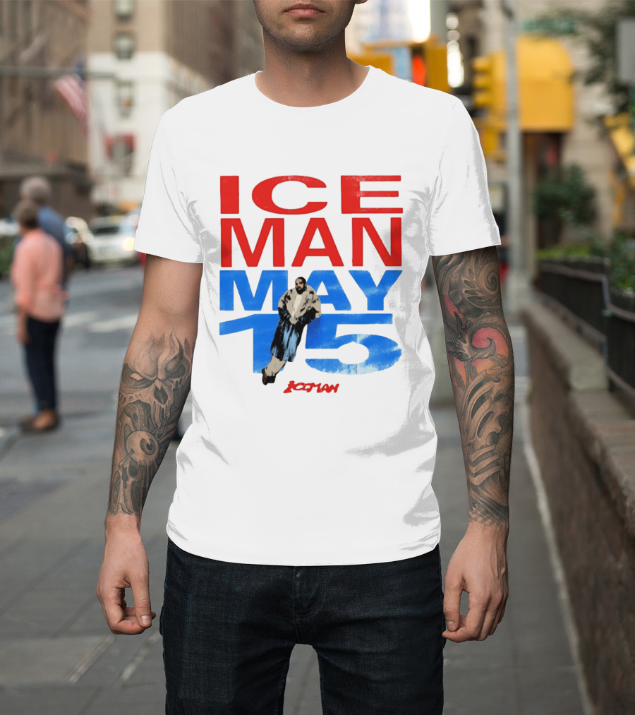Drake Iceman May 15 Blue Red Styling 2026 Album Cover T-Shirt