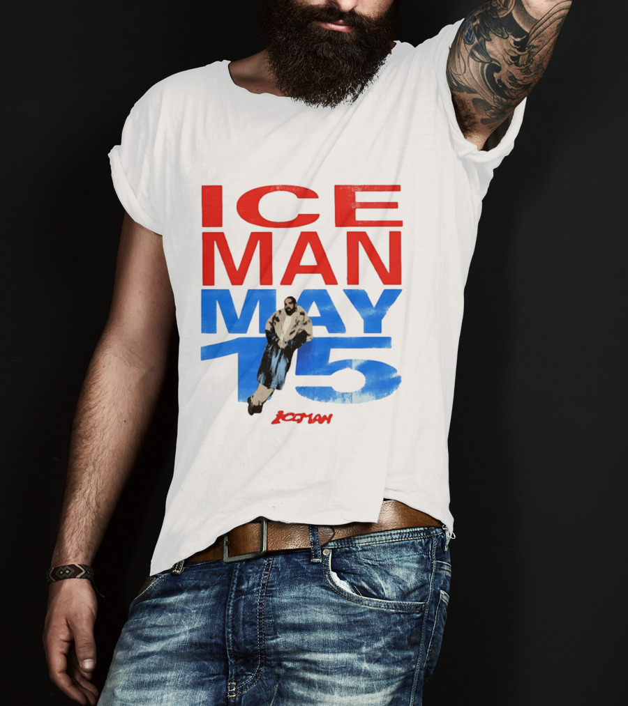 Drake Iceman May 15 Blue Red Styling 2026 Album Cover T-Shirt