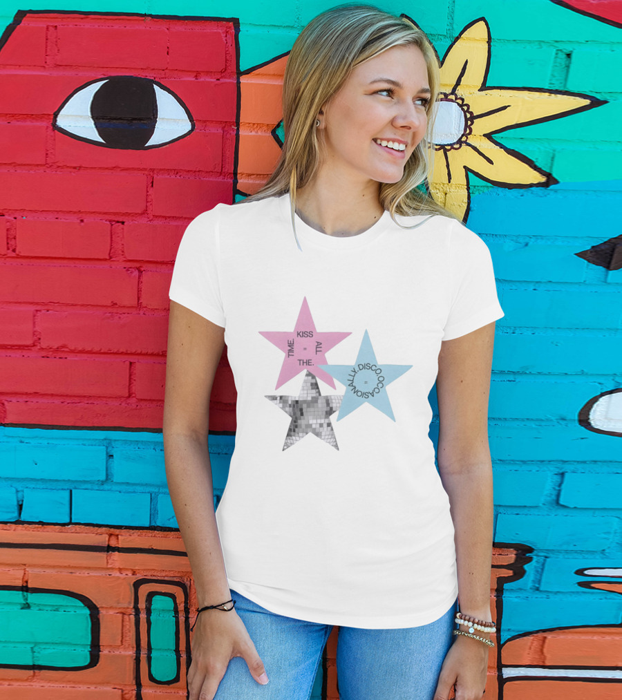Kiss All The Time Disco Occasionally Stars T-Shirt