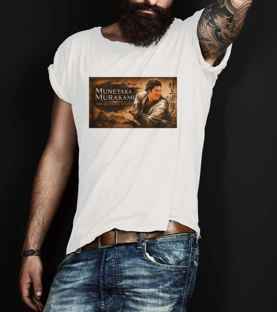 Munetaka Murakami The Southside Samurai Kanji T-Shirt