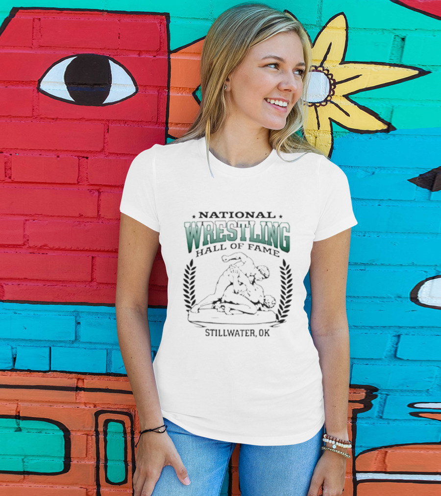 National Wrestling Hall Of Fame Stillwater OK Wrestling T-Shirt